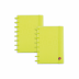 Kit 2 Cadernos A5 Bubble Neon Amarelo