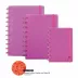 Kit Caderno Grande + Médio + A5 Bubble Neon Rosa